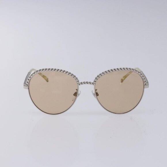 CHANEL Sunglasses plastic Silver CC Auth 135942 - Picture 3 of 16